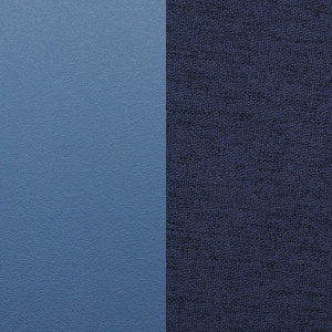 Темно-синияя ткань / синий пластик
