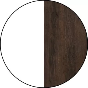 Белый / табак