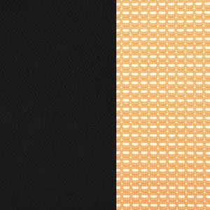 Оранжевая сетка / чёрная ткань