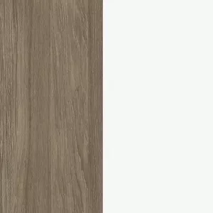 Темный дуб / белый