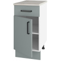 Шкаф кухонный напольный 40 см, со столешницей и ящиком