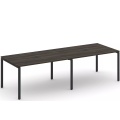 Стол для переговоров на металлокаркасе (2 столешницы)