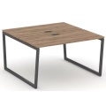 Рабочая станция двухсторонняя на T2-образных опорах 40х40 (Левый/Правый)