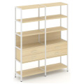 Двухсекционный стеллаж пятиярусный с ящиками