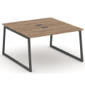 Рабочая станция двухсторонняя на T1-образных опорах 40х40 (Левый/Правый)