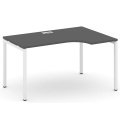 Стол рабочий эргономичный на П-образных опорах 40х40 (Левый/Правый)