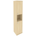 Офисный шкаф высокий узкий полузакрытый(Л/Пр)
