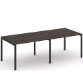 Стол для переговоров на металлокаркасе (2 столешницы)
