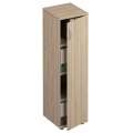 Офисный шкаф для документов узкий закрытый