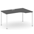 Стол рабочий эргономичный на П-образных опорах 40х40 (Левый/Правый)