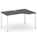 Стол рабочий эргономичный на П-образных опорах 40х40 (Левый/Правый)