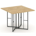 Стол переговорный квадратный, на металлокаркасе