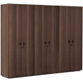 Офисный шкаф для документов с гардеробом