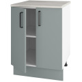 Шкаф кухонный напольный 60 см, со столешницей и дверьми