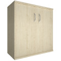 Офисный шкаф низкий широкий (2 низкие двери ЛДСП)