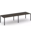 Стол для переговоров на металлокаркасе (2 столешницы)