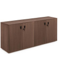 Офисный шкаф низкий широкий