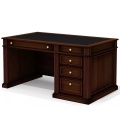 Стол руководителя однотумбовый, с центральным лотком (правый)