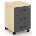 Тумба мобильная 3 ящика. Стандартные колеса