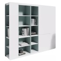 Композиция Офисный шкаф высокий со стеллажами