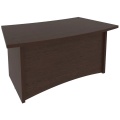 Офисный письменный стол для руководителя (криволинейный)