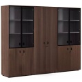 Офисный шкаф для документов с гардеробом