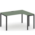 Стол письменный эргономичный Concept на П-образном металлокаркасе (правый)