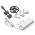 Комплект подсветки  для накладных панелей / цоколя (LED-лента 5м., БП 30W, 3 коннектора,  беспроводной выключатель)"			