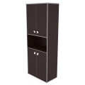 Офисный шкаф для документов высокий полузакрытый