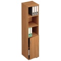 Офисный шкаф для документов узкий открытый