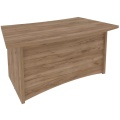 Офисный письменный стол для руководителя (криволинейный)
