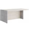 Стол для руководителя письменный с асимметричными опорами (левый)