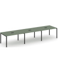 Стол для переговоров на металлокаркасе (3 столешницы)