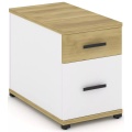 Тумба опорная/приставная 1 ящик + 1 распашной фасад.