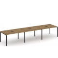 Стол для переговоров на металлокаркасе (3 столешницы)