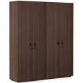 Офисный шкаф для документов с гардеробом