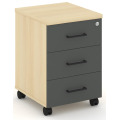 Тумба мобильная 3 ящика. Стандартные колеса