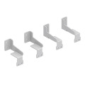 Комплект кронштейнов к арт.UCAHB6043 для столов bench гл.125см (крепление к балке)