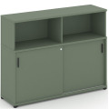 Офисный шкаф-купе опорный/приставной с надставкой низкой