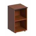 Офисный шкаф низкий узк. открытый