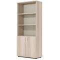Офисный шкаф комбинированный открытый, высокий