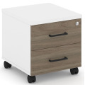 Тумба мобильная 2 ящика. Стандартные колеса