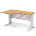 Стол рабочий эргономичный, на металлокаркасе