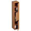 Офисный шкаф для документов 3-дверный узкий