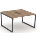 Рабочая станция двухсторонняя на T2-образных опорах 40х40 (Левый/Правый)