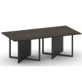 Стол переговорный на металлокаркасе (2 модуля)