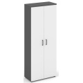 Офисный шкаф высокий широкий (2 высоких фасада, задняя стенка ЛДСП