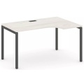 Стол рабочий эргономичный на П-образных опорах 40х40 (Левый/Правый)
