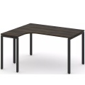 Стол письменный эргономичный Concept на П-образном металлокаркасе (левый)