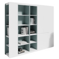 Композиция Офисный шкаф высокий со стеллажами